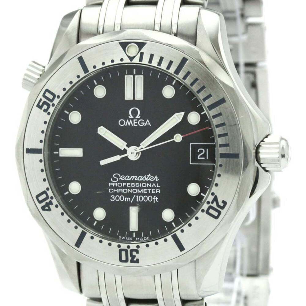 OMEGA Seamaster Professional 300M Steel Mid Size Watch 2250.50 Polished